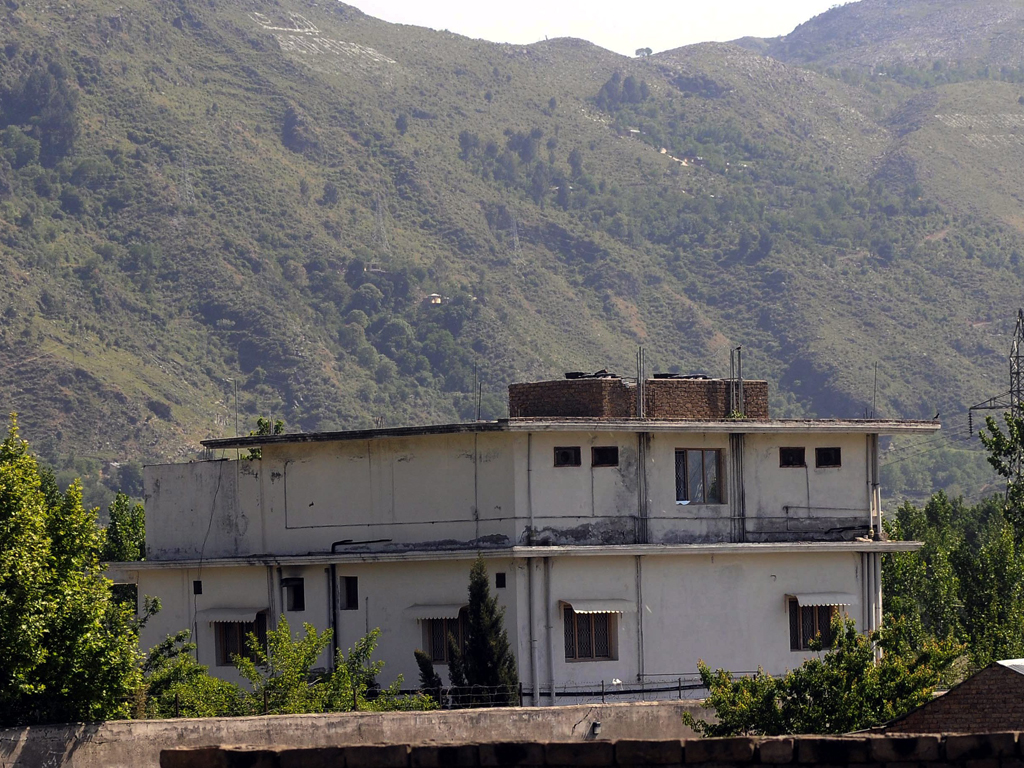 A casa onde Bin Laden estava refugiado no Paquistão
