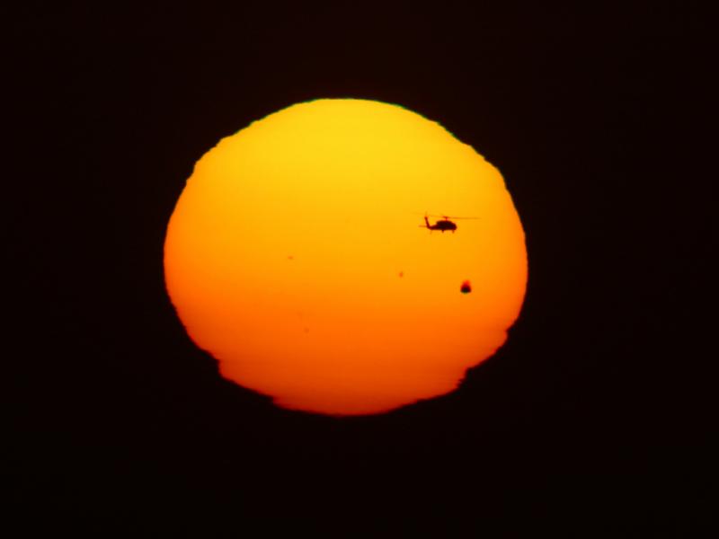 A passagem de Vénus diante do Sol (REUTERS)
