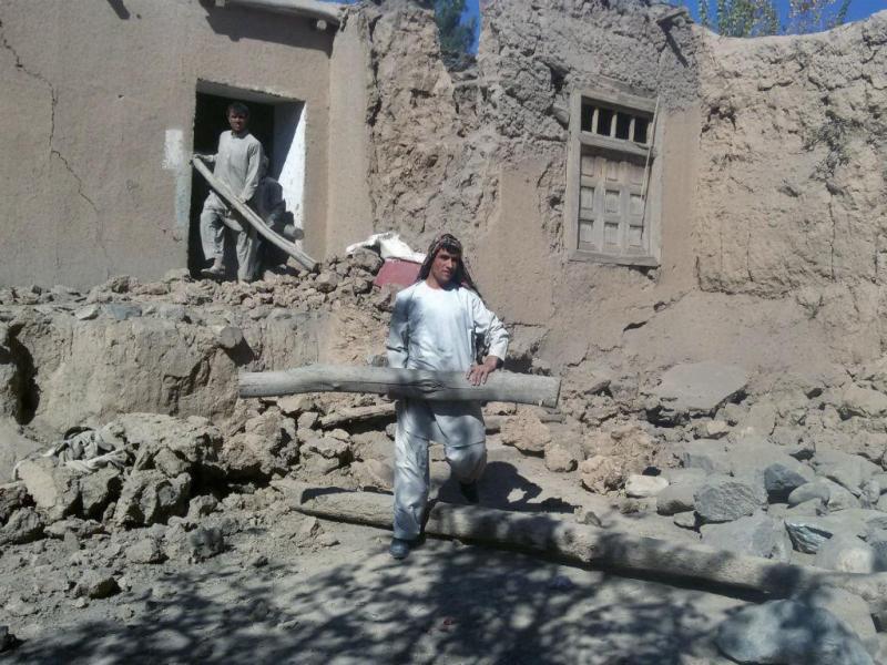 Consequências do sismo no Afeganistão