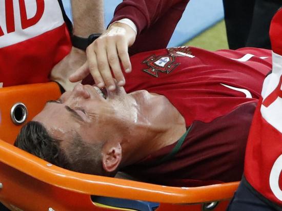 Euro 2016:  Cristiano Ronaldo sai lesionado