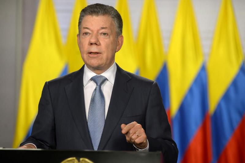 Juan Manuel Santos - presidente da Colômbia