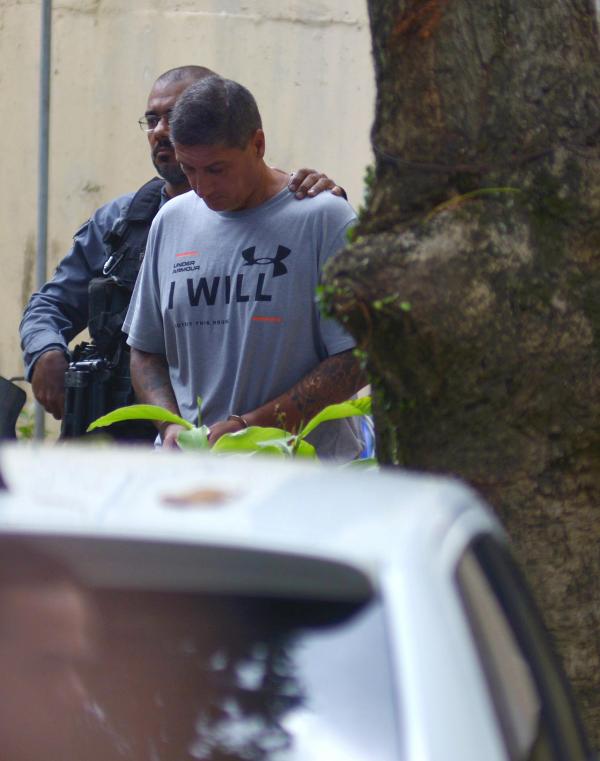 Ronnie Lessa preso. Foto: Reuters