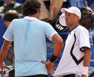 Roger Federer e Nikolay Davydenko na final do Estoril Open