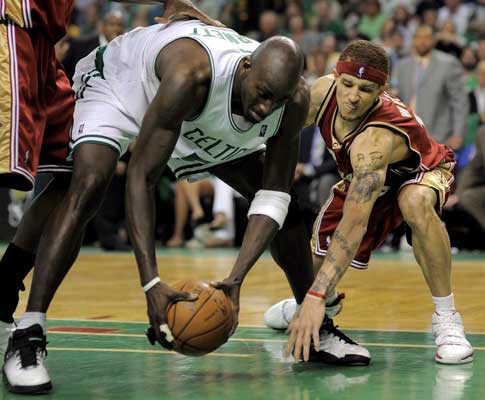 Celtics na final de conferência (Foto EPA)