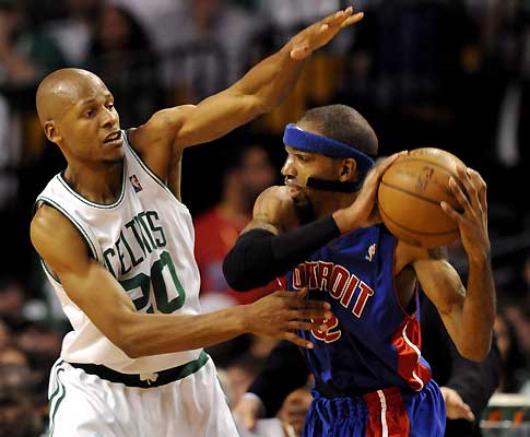 Celtics-Pistons na final do Leste (Foto EPA)