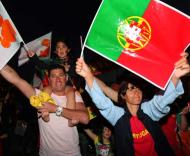 Portugal-Turquia: festa no Porto (Foto Lusa)