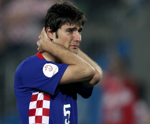 Verdan Corluka chora a eliminação da Croácia