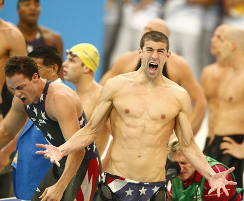 Phelps e companhia em grande