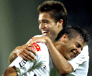 Douglas (V. Guimarães) comemora primeiro golo da nova Liga