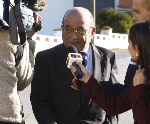 Jorge Ritto à chegada ao Tribunal de Monsanto