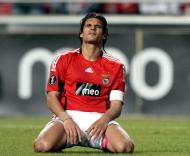 Desilusão de Nuno Gomes depois da derrota com o Metalis