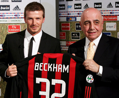 Beckham em Milão