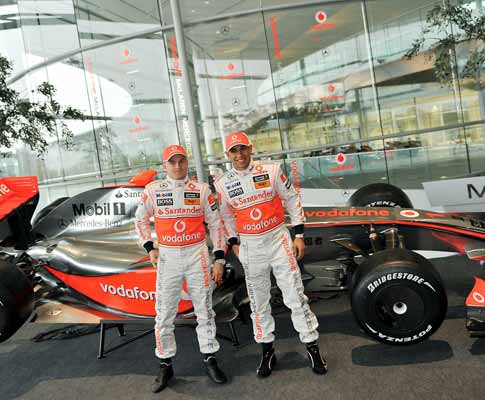 Hamilton apresentou o novo McLaren