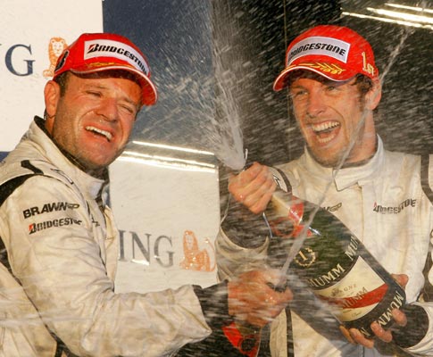 Barrichello e Button