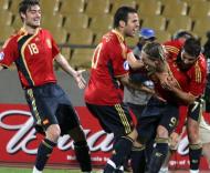 Espanha festeja golo de Fernando Torres