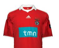 A nova camisola do Benfica para a época 2009/10