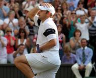 Roddick marcou encontro com Federer na final de Wimbledon