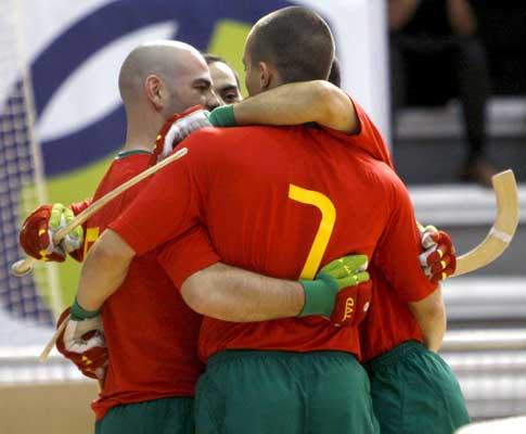 Festa de Portugal depois de marcar à Argentina