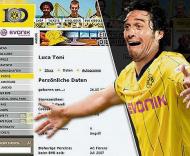 Toni «transformado» em jogador do Dortmund