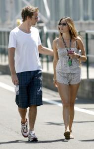 Jenson Button & Jessica Michibata