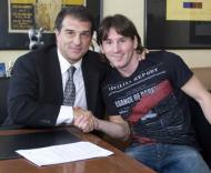 Laporta segurou Messi até 2016