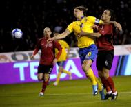 Suécia-Albânia, fase de qualificação Mundial 2010