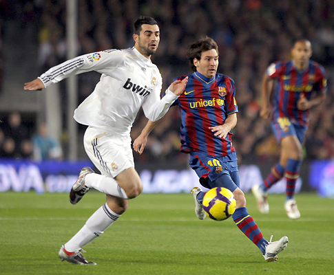 Albiol e Messi
