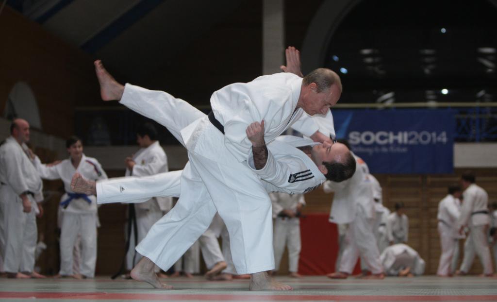 Putin em sessão de Judo (Lux)