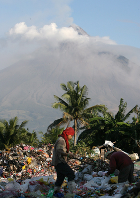Erupção do vulcão Mayon