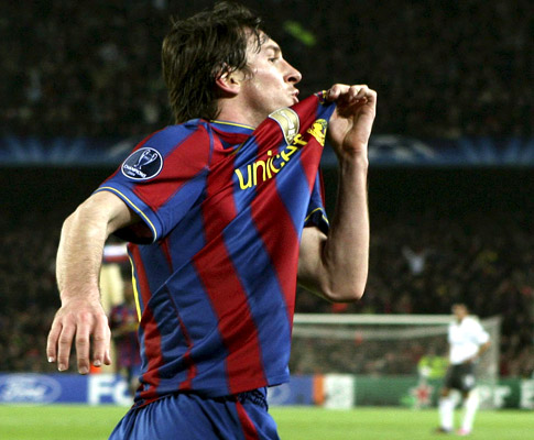 Abril: póque de Messi ao Arsenal na Champions
