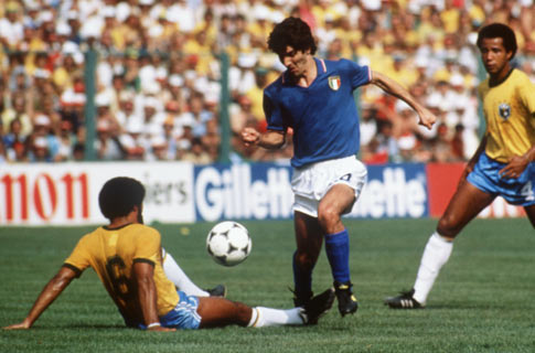 Mundial 1982: hat-trick de Paolo Rossi destrói um Brasil de sonho (Atlântico Press/Press Association)