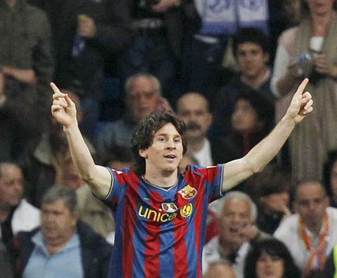 Messi, mais uma vez decisivo frente ao Real Madrid