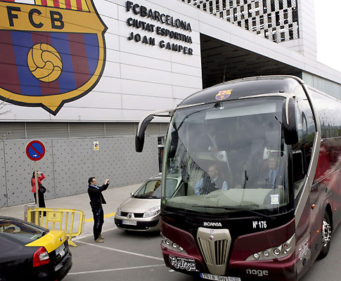 Autocarro do Barcelona