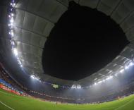 Vista geral do estádio de Hamburgo