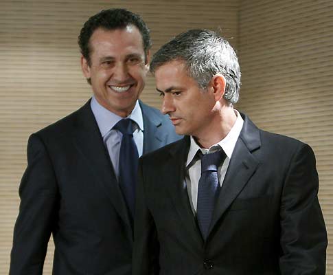 José Mourinho e Jorge Valdano
