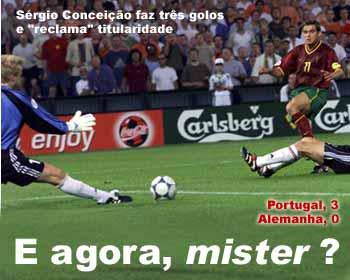 Euro 2000: com hat trick de Sérgio Conceição! (20/6/2000)