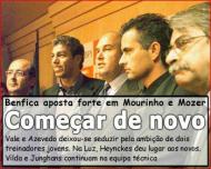 Mourinho chega oficialmente ao Benfica (20/9/2000)