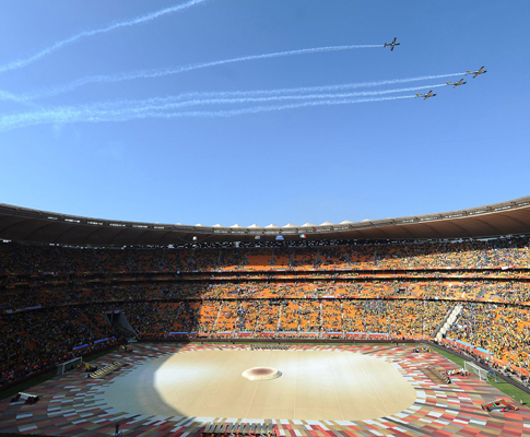 Cerimónia de abertura do Mundial 2010 (LUSA/EPA)