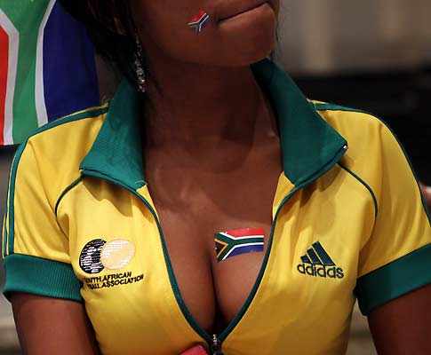 Mundial 2010: fã da África do Sul