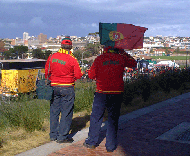 Invasão lusa a Port Elizabeth (foto: Nuno Travassos)