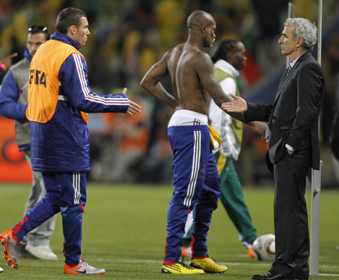 Mundial 2010: França vs Africa do Sul (EPA/YURI KOCHETKOV)