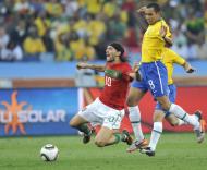 Mundial 2010: Portugal vs Brasil (EPA/ANDY RAIN)
