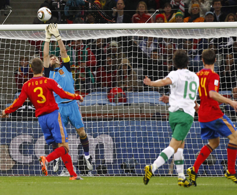 Mundial 2010: Espanha vs Portugal (EPA/NIC BOTHMA)