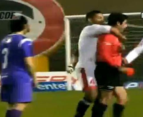 Incidente com árbitro no Chile