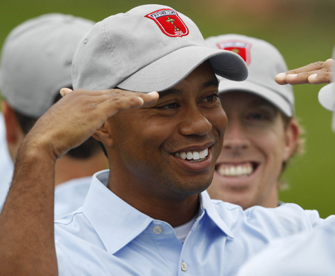 Tiger Woods 2010 Ryder Cup em Newport (Reuters)