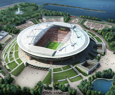 Mundial-2018: projecto do novo estádio em São Petersburgo