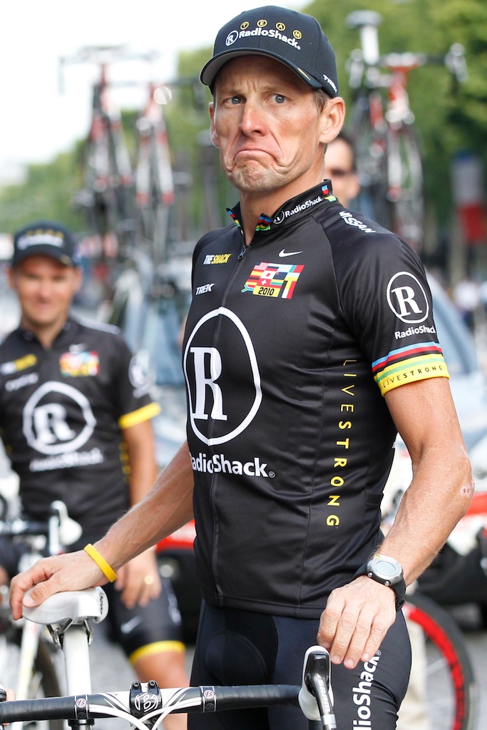 Lance Armstrong no Tour de France (EPA/François Lenoir)