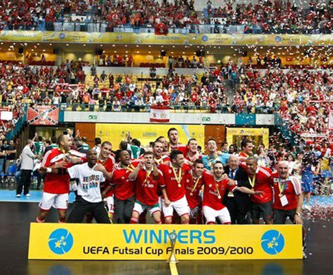 Benfica campeão europeu futsal