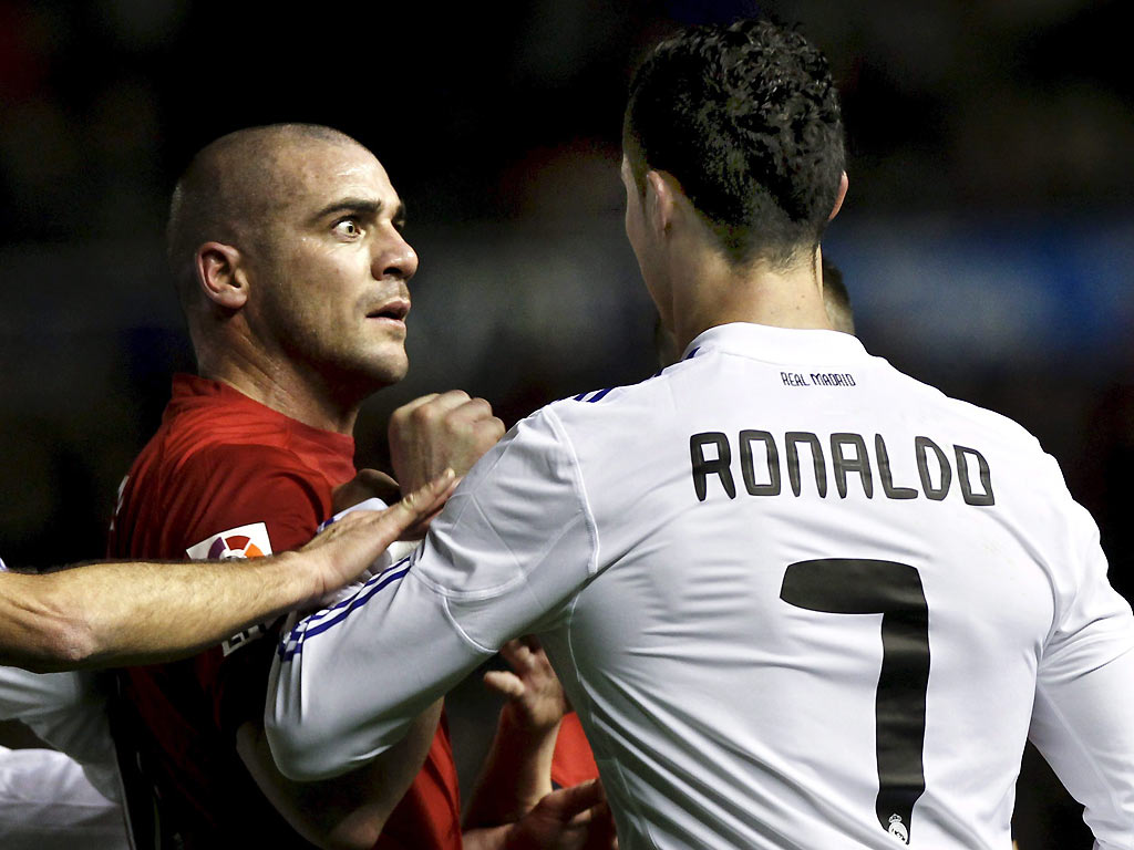 Pandiani e Ronaldo (EPA/Jesus Diges)