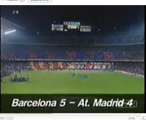 Barcelona-Atlético Madrid 1997